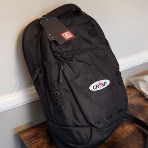 OGIO Black Men's Backpack with Front Logo Patch